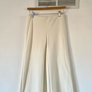 Express classic white cream wide leg pants